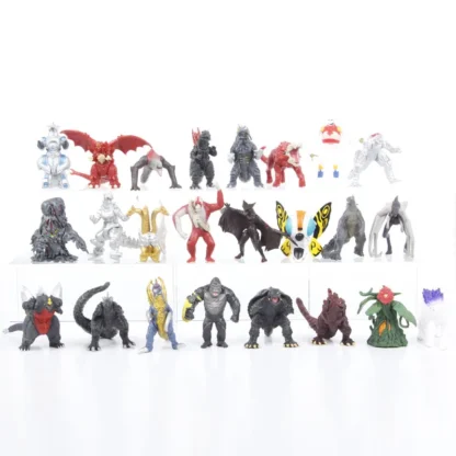 24pcs/set Godzilla vs King Kong Figure Model Toys 17cm - Image 2