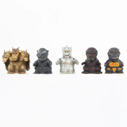 5pcs/set Finger Puppet Mecha Godzilla King Ghidorah Hydreigon Monster Cute Action Figure Toys - Image 4