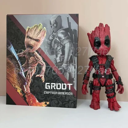 Guardians Of The Galaxy Treeman Groot Cos Wolverine Deadpool Action Figure Model Toys Joint Movable Birthday Gift Room Decor - Image 3