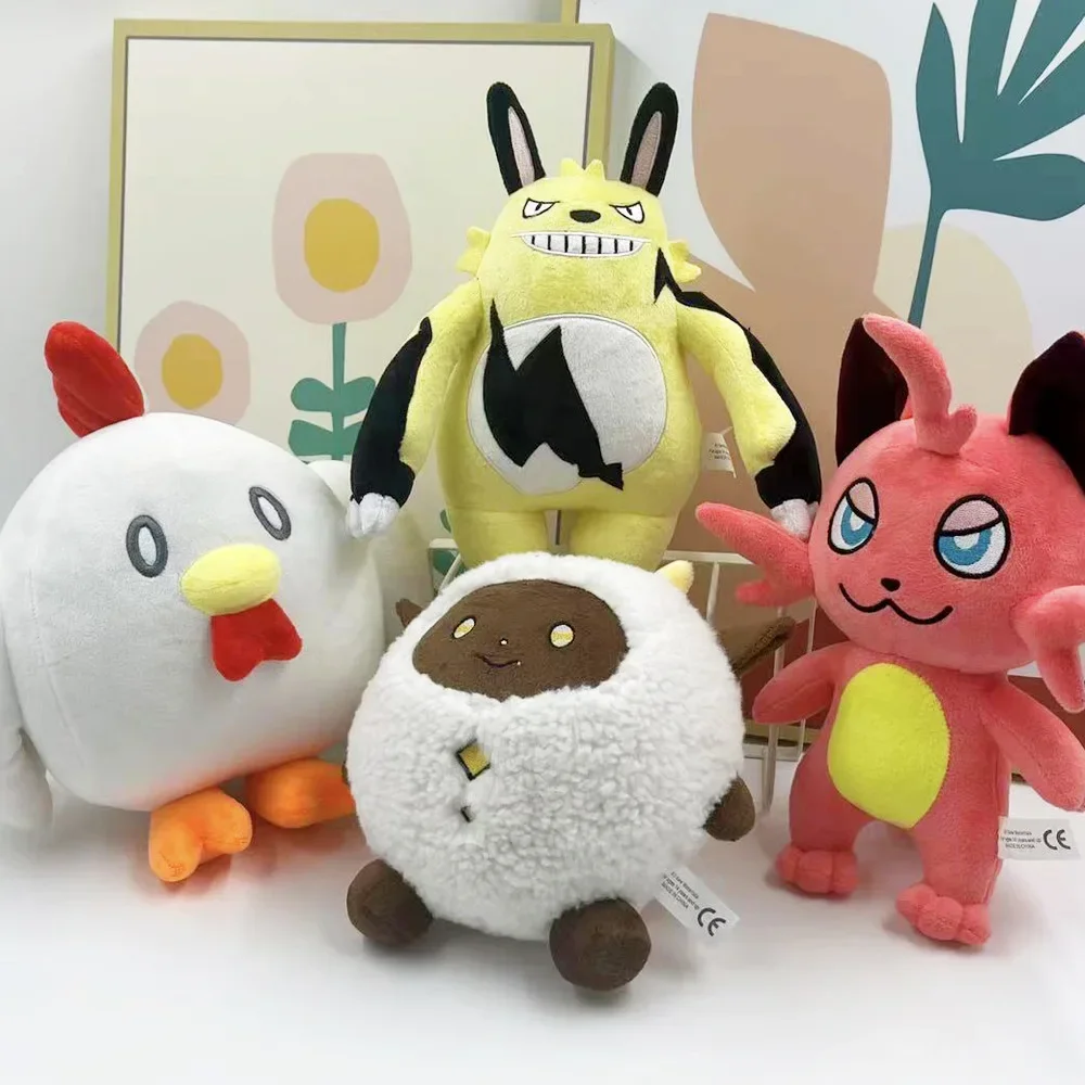 Palworld Plush Toy Chikipi Tanzee Cattiva Lamball Chillet Grizzbolt Vanwyrm Teafant Lifmunk Stuffed Dolls Xmas Cosplay Plushies