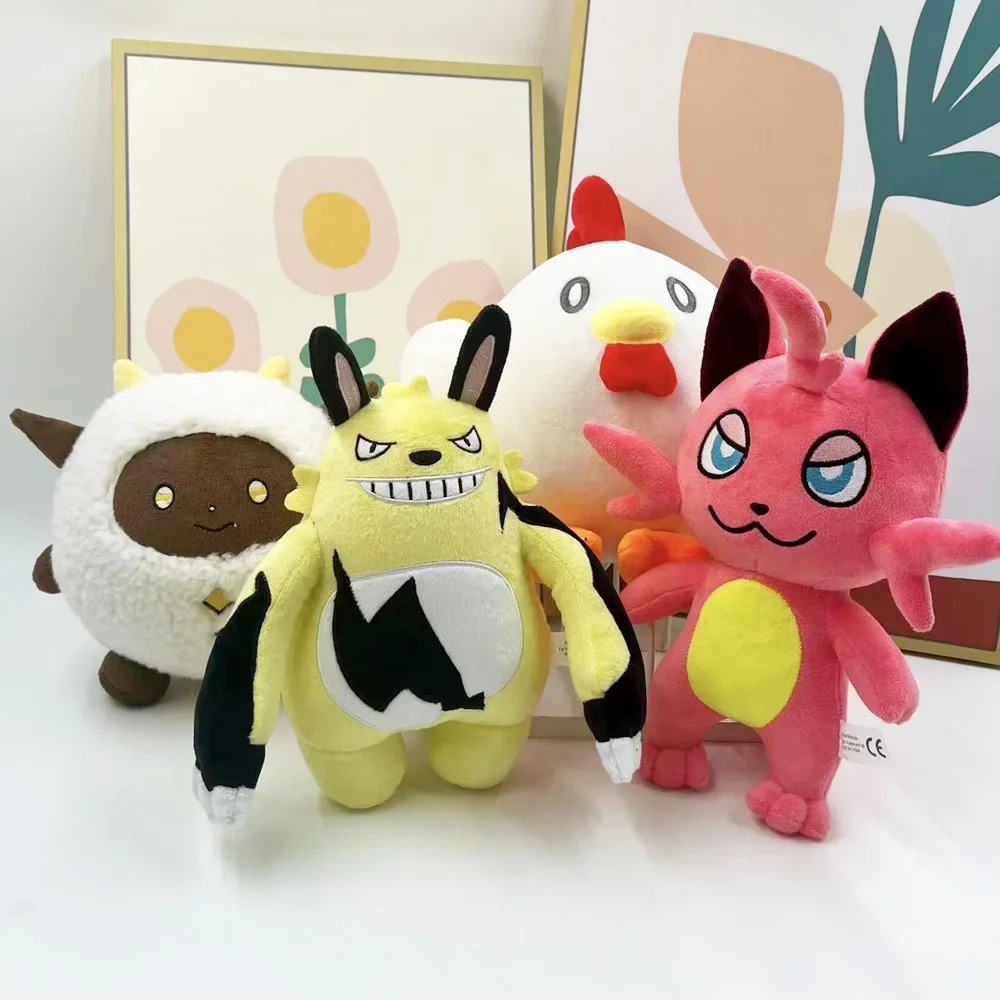 Palworld Plush Toy Chikipi Tanzee Cattiva Lamball Chillet Grizzbolt Vanwyrm Teafant Lifmunk Stuffed Dolls Xmas Cosplay Plushies