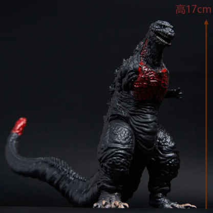 18CM Godzilla VS King Kong 3 Head Drago King Ghidorah Gorilla Godzilla Soft Glue Action Figure Collection Toy - Image 5