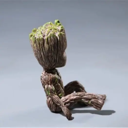 6Cm Groot Guardians of The Galaxy Tree Man Hreos Anime Mini Decorate Toys Action Figure Sitting Groot Kids Model Toys Gifts - Image 5