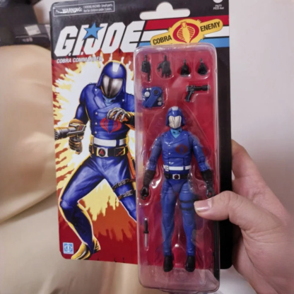 Hot Original G.I. Joe Gi Joe Classified Series Retro Cardback 6" Cobra Commander Action Figure Model Toy Hobby Gift - Image 2