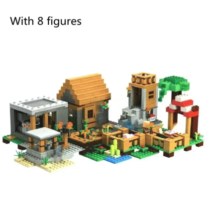 1315pcs The Village Special Edition Building Blocks With Steve Action Figures Compatible My World Set Toy 21138 - Image 3