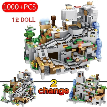 1315pcs The Village Special Edition Building Blocks With Steve Action Figures Compatible My World Set Toy 21138 - Image 4